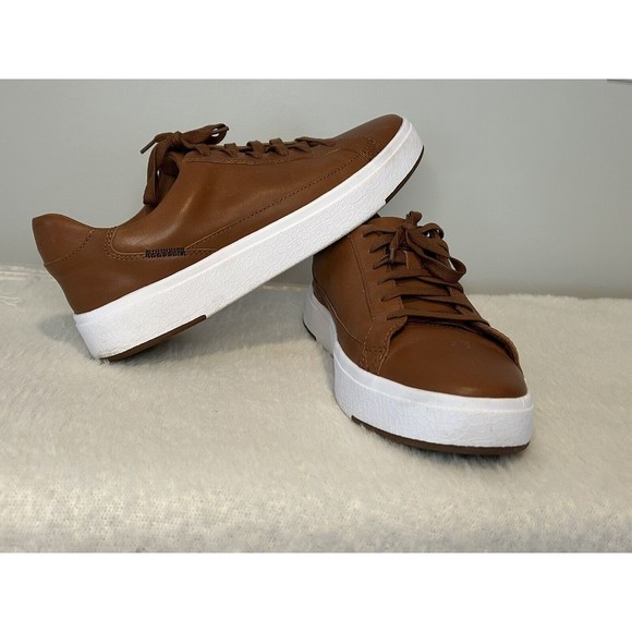 Kizik Vegas Men's Sz 10/Women 11.5-Hands Free Brown Leather Casual Slip On - Picture 4 of 13